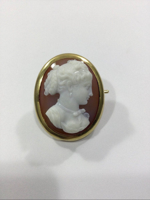 Broche Pendentif Broche Camée Agate 58 Facettes 985951