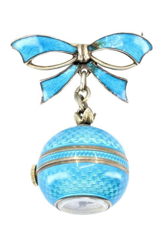 Broche MONTRE/BROCHE GÜBELIN "BOULE DE GENÈVE" 58 Facettes 052961