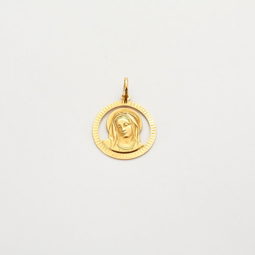 Pendentif Médaille buste Vierge 58 Facettes