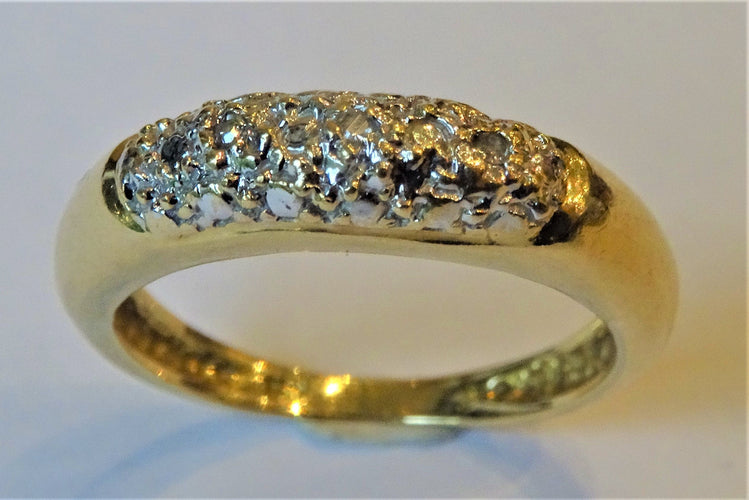 Bague 49 Bague en or 18k et diamants 58 Facettes