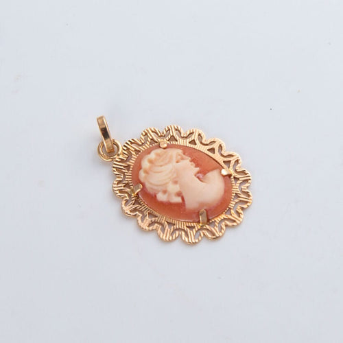 Pendentif Pendentif Camée coquillage 58 Facettes JE1