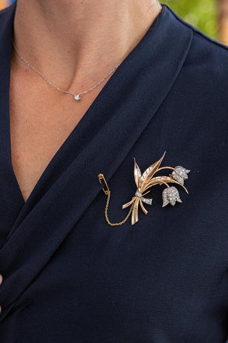 Broche Broche Or rose Diamant 58 Facettes 2569092CN