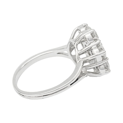Bague 52 Bague Marguerite diamants en or blanc. 58 Facettes 31898