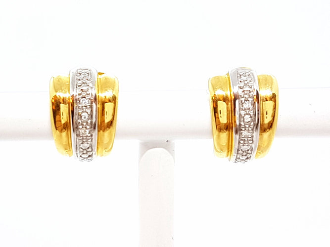 Boucles d'oreilles Boucles d'oreilles Or jaune Diamant 58 Facettes 06364CD