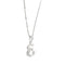 Collier Collier en or avec E et diamants 58 Facettes 32048