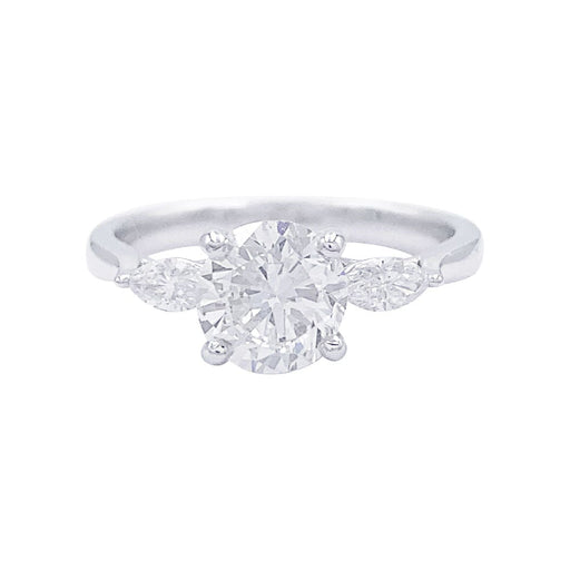 Bague 53 Bague solitaire, or blanc, diamant 58 Facettes 32530