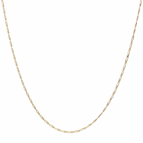 Collier Chaîne maille gourmette alternée limée 58 Facettes CVCH12