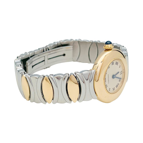 Montre Montre Cartier, "Colisée", or jaune, acier. 58 Facettes 31182