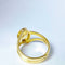 Bague Bague en or jaune et citrine 58 Facettes 5579