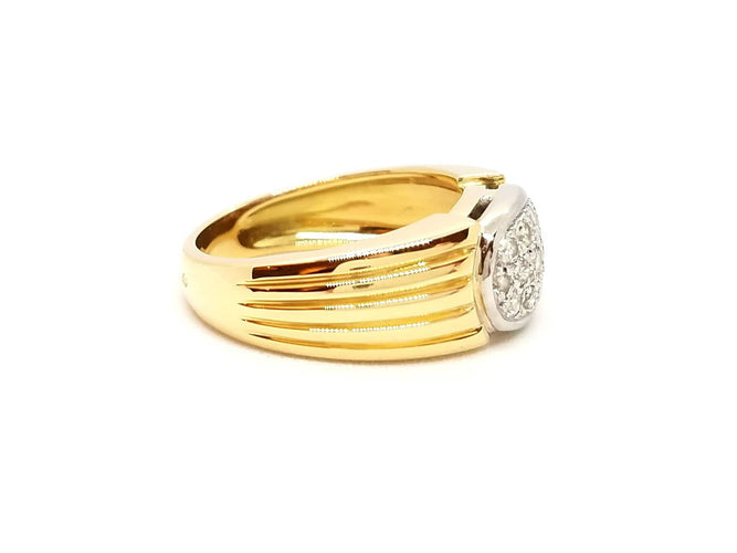 Bague 54 Bague Or jaune Diamant 58 Facettes 698547CN