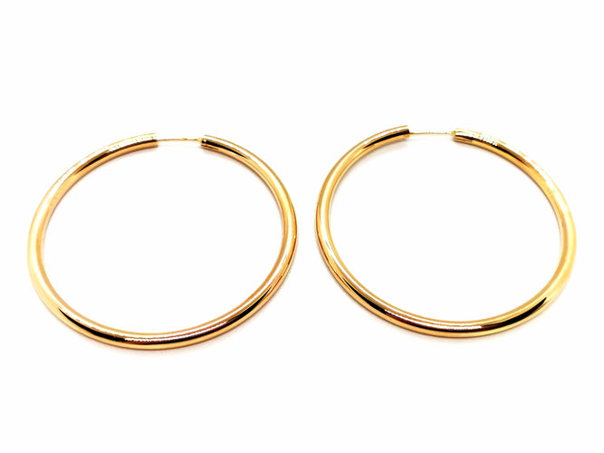 Boucles d'oreilles Boucles d'oreilles Créoles Or jaune 58 Facettes 1660379CN