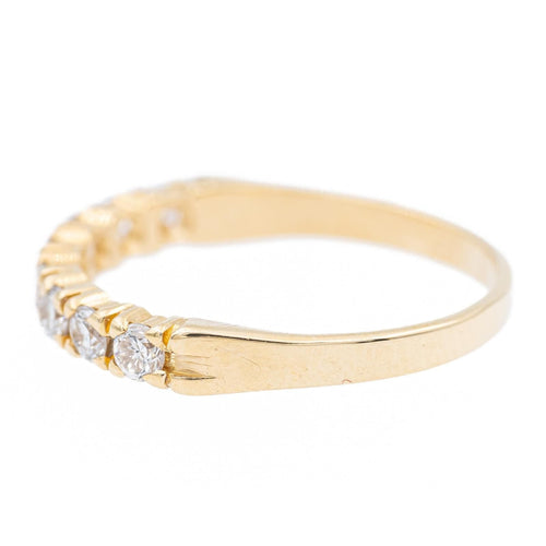 Bague 49 Bague Alliance Or jaune Diamant 58 Facettes 2083265CN