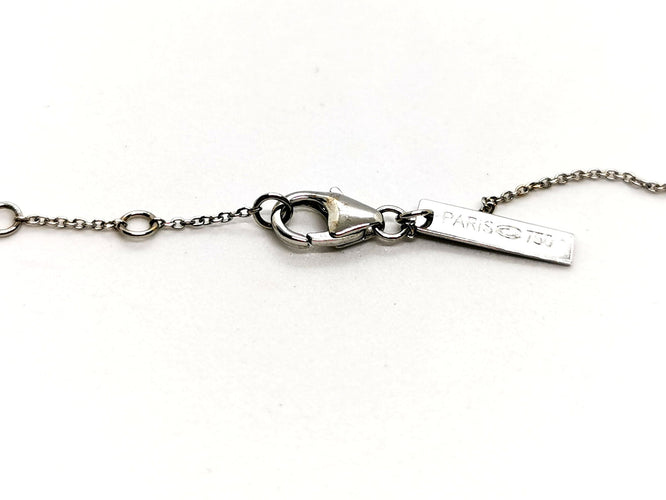 Collier Morganne Bello Collier Papillon Or blanc Nacre 58 Facettes 1186450CN