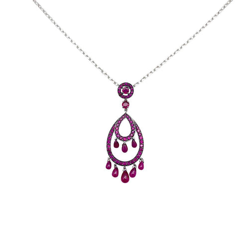 Collier Collier Boucheron, "Cinna Pampilles, or blanc, rubis. 58 Facettes 31597