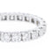 Bague 51 Bague Alliance américaine Or blanc diamant 58 Facettes 2067638CN