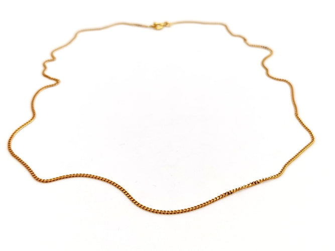 Collier Collier Maille gourmette Or jaune 58 Facettes 1161945CD