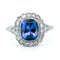 Bague 55 Bague Pompadour Diamants, Saphir, Platine 58 Facettes EB4B3A74979F444987B05816923CD4F8
