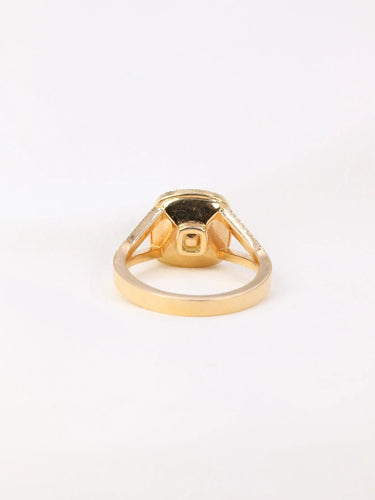 Bague Bague diamants morganite taille coussin 58 Facettes J30