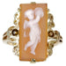 Bague 47 Bague or rose, camée 58 Facettes 15106-0178