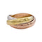 Bague 50 Bague Cartier, Trinity", trois ors. 58 Facettes 32779