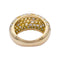 Bague 51 Bague Cartier, "Sauvage", en or jaune, diamants, saphirs jaunes. 58 Facettes 33028