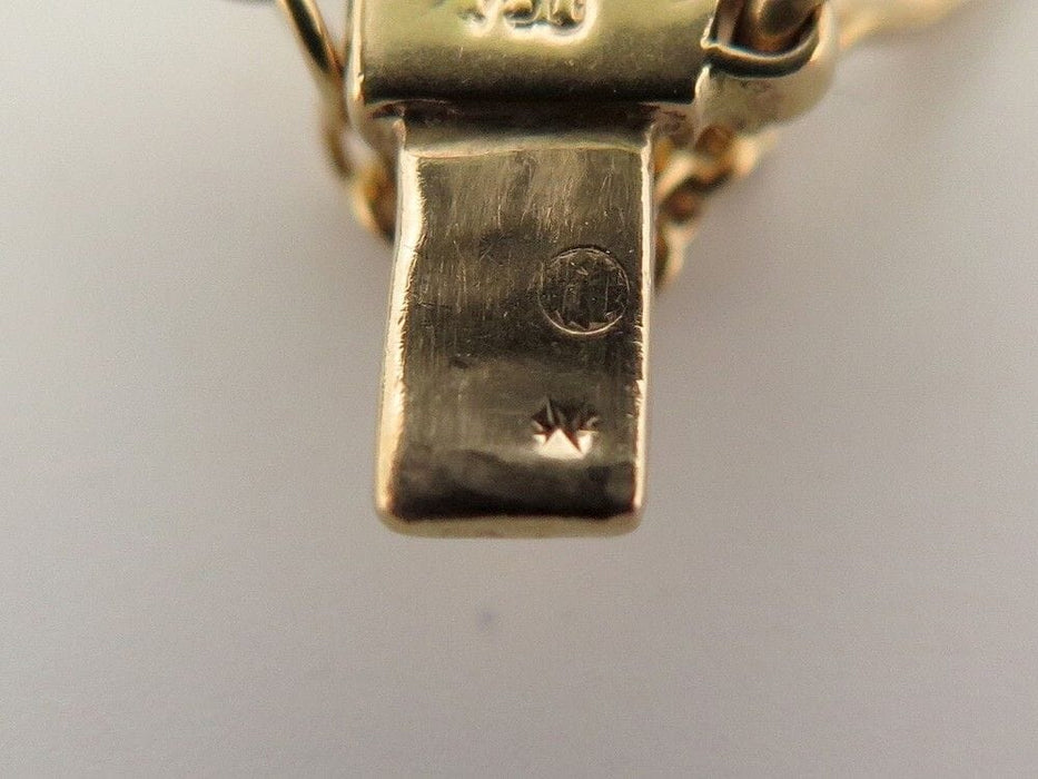 Bracelet vintage bracelet tennis serti de 39 diamants 1ct en or jaune 18k 58 Facettes 256655