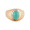 Bague 53 / Turquoise / Or Jaune BAGUE « LA TURQUOISE » OR JAUNE 58 Facettes BO/220078