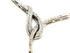 Collier Collier Or blanc Diamant 58 Facettes 1523675CN