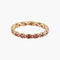 Bague 52 / Rubis / Or Jaune ALLIANCE "ROUGE" OR & RUBIS 58 Facettes BO/220065