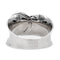 Bague 55 Bague Bandeau Or blanc Diamant 58 Facettes 2718331CN