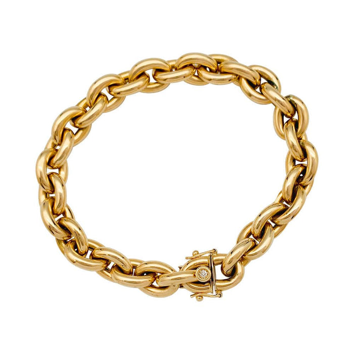 Bracelet Bracelet en or jaune, diamant. 58 Facettes 31594