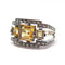 Bague Bague vintage citrines argent 58 Facettes