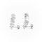 Boucles d'oreilles Boucles d'oreilles Or blanc 58 Facettes 2202797CN