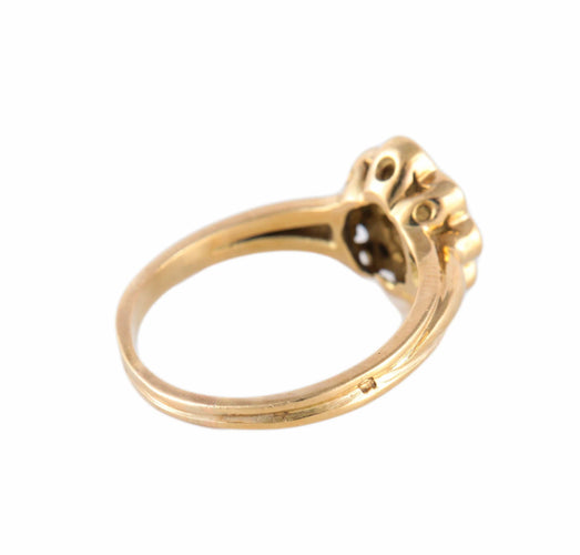 Bague BAGUE FLEUR, EMERAUDE & DIAMANTS 58 Facettes BO/220093 NSS