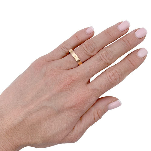 Bague 59 Bague Cartier, "Alliance Love", or rose. 58 Facettes 32682