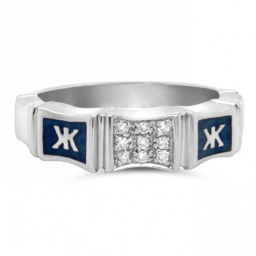 Bague 54 Solitaire Korloff or gris 58 Facettes 31E 00089