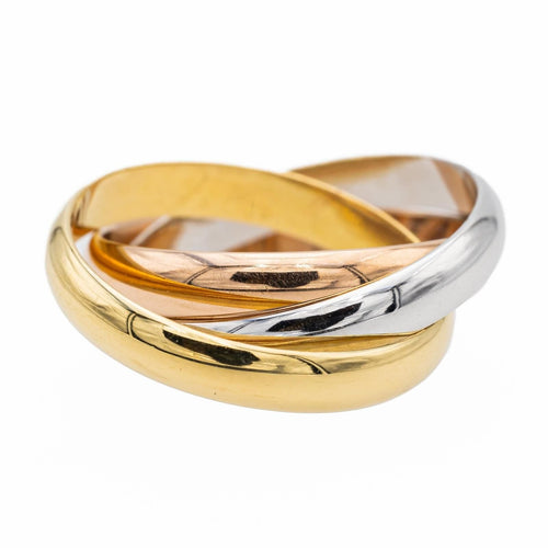Bague 55 Cartier Bague Trinity Or jaune 58 Facettes 2420315CN