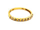 Bague 56 Bague demi alliance Or jaune Diamant 58 Facettes 1178332CD