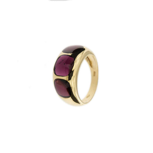 Bague Bague avec grenats 58 Facettes 31196