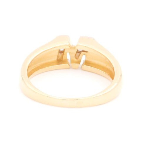 Bague 49.5 Bague Lettre Or jaune Diamant 58 Facettes 1589369CN