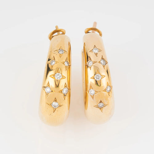 Boucles d'oreilles Maison Chaumet boucles d'oreilles sur or jaune 58 Facettes 0