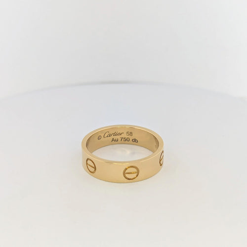 Bague Cartier - bague Love or jaune 58 Facettes 25656