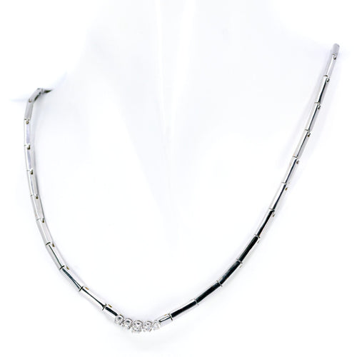 Collier Collier Diamants Or blanc 58 Facettes 5426777A8BC64C87AD7642D140E4708F