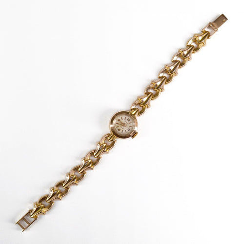Montre Montre en or jaune vintage femme 58 Facettes 19-318