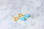 Boucles d'oreilles Boucles d'oreilles or et goutte de turquoise 58 Facettes