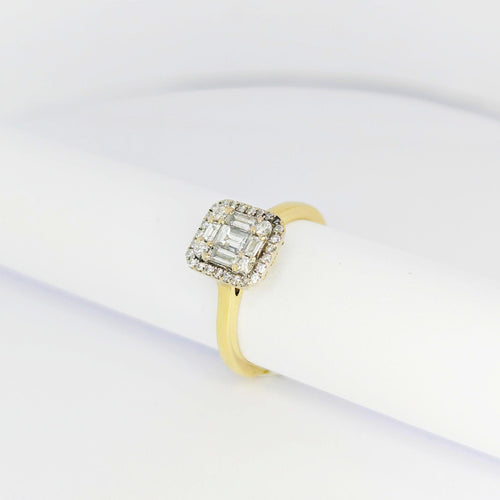 Bague 52 Bague Or Diamants 58 Facettes 27876