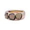 Bague 55 Bague Pomellato, "Narciso", or rose, quartz fumé. 58 Facettes 33596