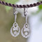 Boucles d'oreilles Boucles d'oreilles anciennes or blanc diamants 58 Facettes 22-257