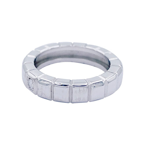 Bague 48 Bague Chopard, "Ice Cube", or blanc, diamant. 58 Facettes 32352