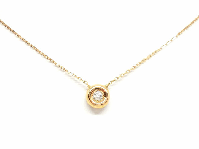 Collier Collier Or rose Diamant 58 Facettes 579141RV
